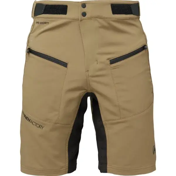 HAVEN FACTORY AIR HMS Pánske cyklistické kraťasy, khaki, veľkosť