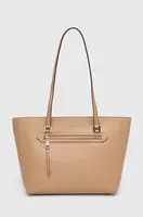 Kožená kabelka Dkny béžová barva, R42A3E20
