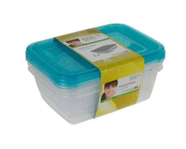 Keeeper Fresh&Freeze Dóza na potraviny 1,25 l 3 ks