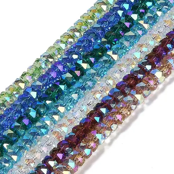 Electroplate Glass Beads Strands