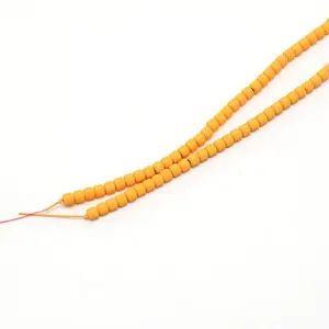 Non-magnetic Synthetic Hematite Beads Strands