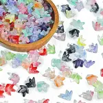 Transparent Lampwork Bead Caps