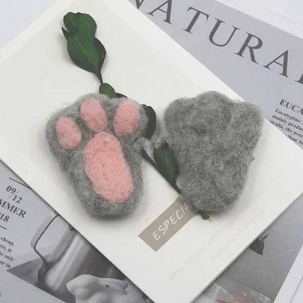 Footprints Handmade Wool Felt Ornament Accessories