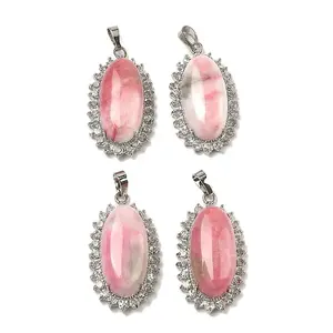 Dyed Natural White Jade Pendants