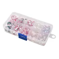 65Pcs Christmas Theme Resin Enamel Beads