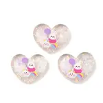 Printed Translucent Epoxy Resin Cabochons