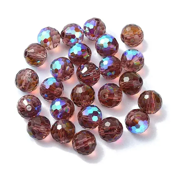 AB Color Plated Glass Beads