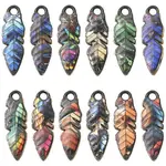 24Pcs 12 Colors Zinc Alloy Pendants