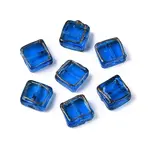 Handmade Gold Sand Lampwork Beads