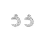 Brass Micro Pave Clear Cubic Zirconia Pendants