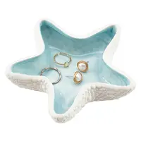 Ocean-themed Ceramic Jewelry Plate