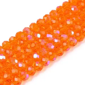 Electroplate Glass Beads Strands