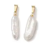 Natural Baroque Pearl Keshi Pearl Pendants
