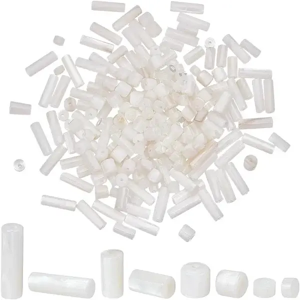 4 Styles Natural Mixed Shell Beads