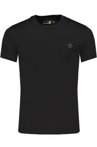 Čierne tričko Timberland s krátkym rukávom
