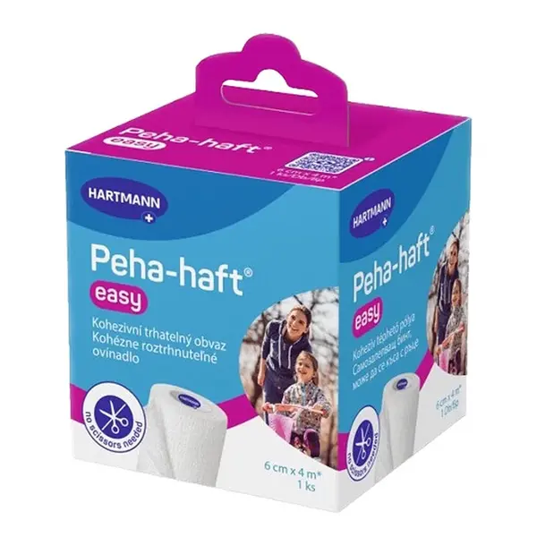 PEHA-HAFT  Easy kohezivní trhací obvaz 6 cm x 4 m