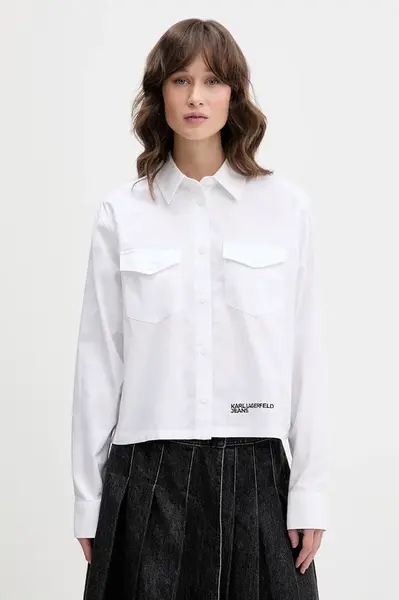 Karl Lagerfeld Jeans košile ženská bavlněná