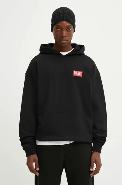 Bavlněná mikina Diesel S-BOXT-HOOD-LAB