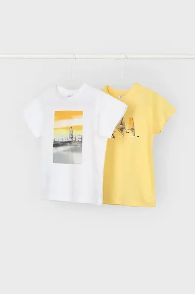 Dětské bavlněné tričko Mayoral 2-pack