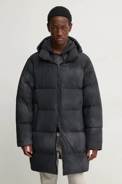 Bunda Diesel W-RAVEEL-LONG pánská, šedá barva, zimní, A14402.0CBCS