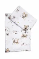 Obliečky do postieľky, 2D sada - Malá myška, 135x100