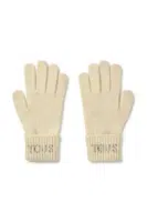 Rukavice z vlněné směsi Tous TEXTIL béžová barva, 2002204001