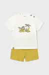 Dětská bavlněná souprava Mayoral žlutá barva, 1653