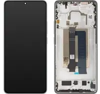 LCD display + dotyková deska + přední kryt pro Xiaomi 15T Pro, black (Service Pack)