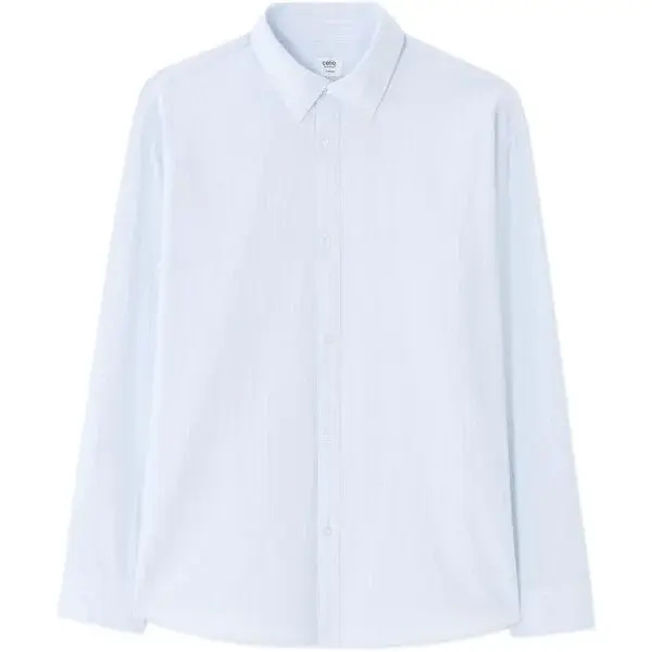 CELIO NACASTRI Pánská volnočasová košile, světle modrá, velikost