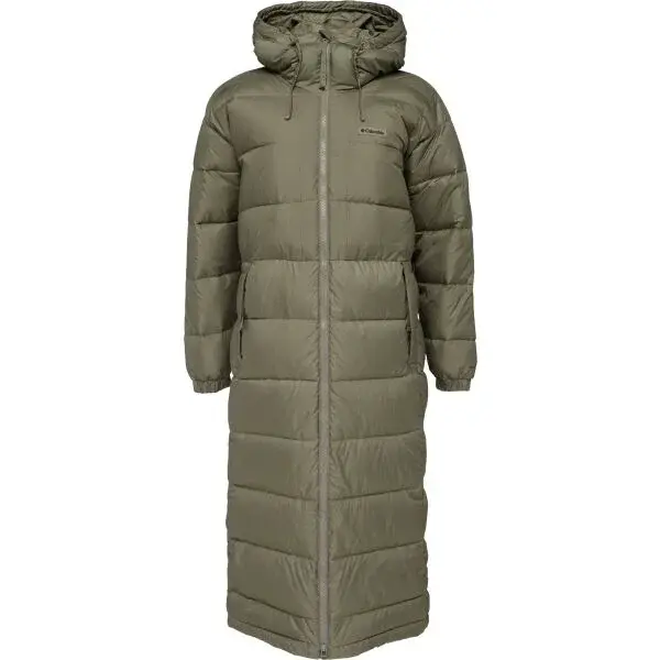 Columbia PIKE LAKE™ III LONG JACKET Dámský zimní kabát, khaki, velikost