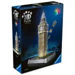 Puzzle 3D Iconics: Big Ben Noční edice
