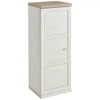 Hom`in SKŘÍŇ NA ŠANONY, šedá, bílá, 50,6/131,6/43 cm