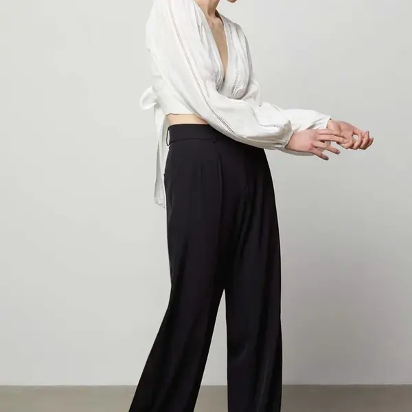Halenka Answear.LAB dámská, bílá barva, hladká