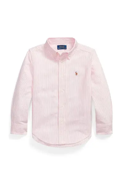 Dětská bavlněná košile Polo Ralph Lauren