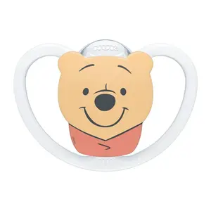 NUK Perfect Match Air Dudlík Disney Medvídek Pú 6–18m box 1 ks white