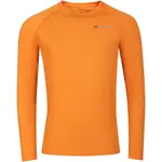 PROGRESS MA NDR 125 Pánske merino tričko s dlhým rukávom, oranžová, veľkosť