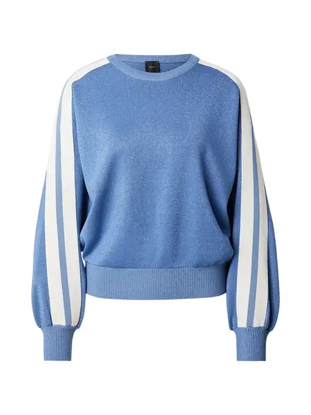 PINKO Sveter 'INONDAZIONE MAGLIA'  svetlomodrá / biela