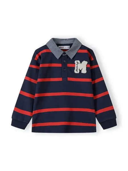 MINOTI Tričko  tmavomodrá / červená