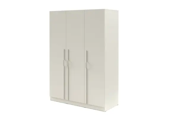 Šatní skříň Braga BR2 - Se zásuvkami Barva korpusu: Kašmír, Úchytky: Kovové