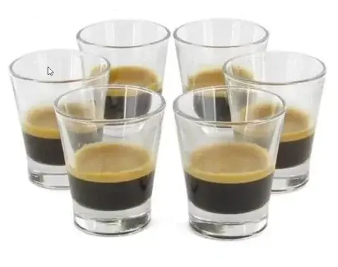 Súprava pohárov (6 ks) Caffeino, 85 ml%