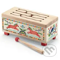 Animambo - Drevený bubon štrbinový + palička