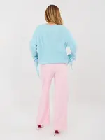 Světle růžové kalhoty