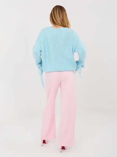 Světle růžové kalhoty