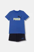 Dětská bavlněná souprava Puma ESS 2 COLOR No. 1 Logo Tee and Shorts Set