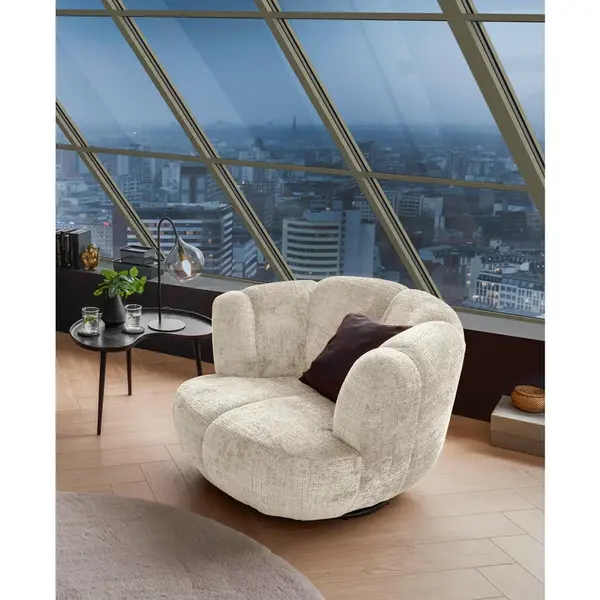 Livetastic KŘESLO, textil, béžová