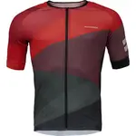 Klimatex VELO Pánský propínací cyklodres, červená, velikost