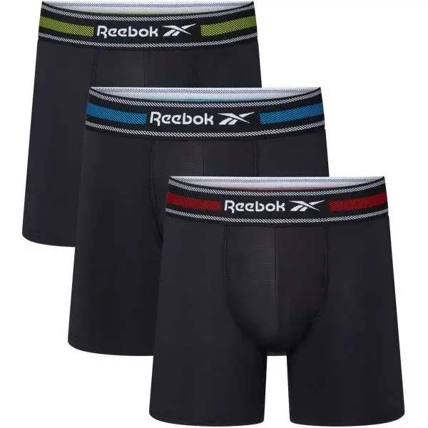 Reebok ROSCOE 3 PACK Pánské trenky, černá, velikost