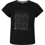 KILPI JERSIE Dámské bavlněné tričko, černá, velikost