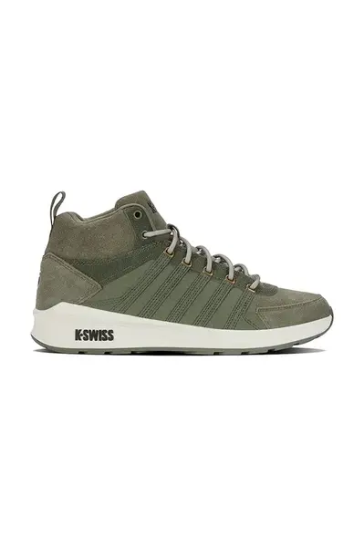 Kožené sneakers boty K-Swiss VISTA TRAINER MID WNT