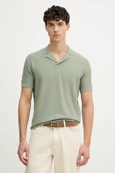 Armani Exchange  polo pánské bavlněné
